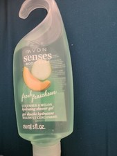 Avon senses body care, cucumber  melon hydrating shower gel 5 fl oz