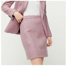 NWT J. Crew Wool mini skirt in herringbone Sz 8