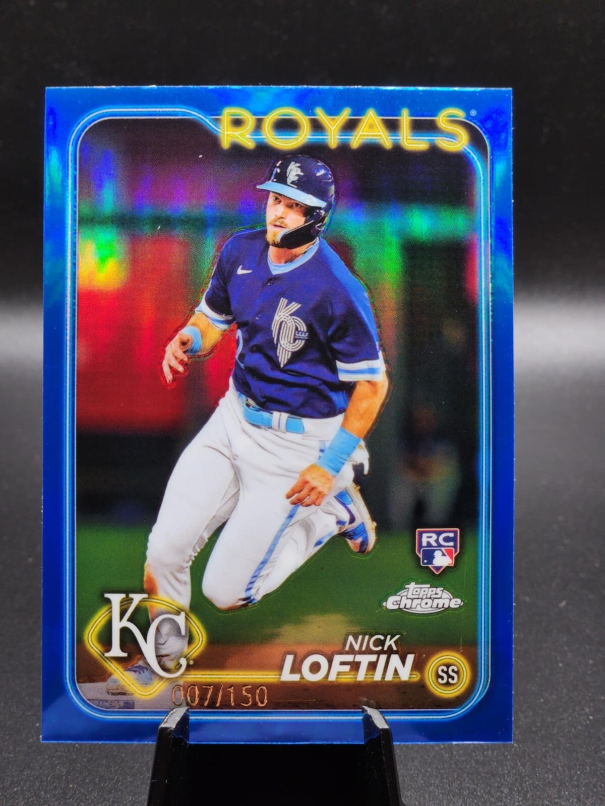 2024 Topps Chrome - Nick Loftin #183 Blue Refractor /150