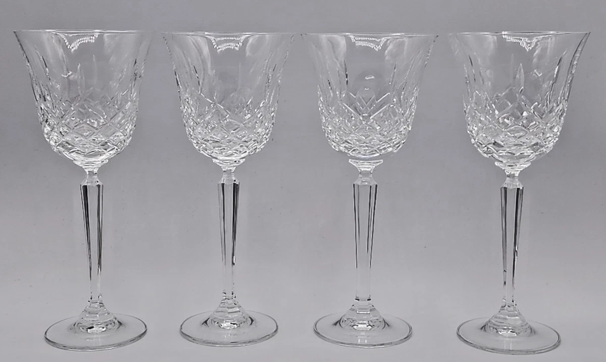 Juego De 4 Copas De Vino Sin Tallo Mikasa Color Swirl - 16 Onzas, Color Azul Con Detalles Dorados, Lavavajillas
