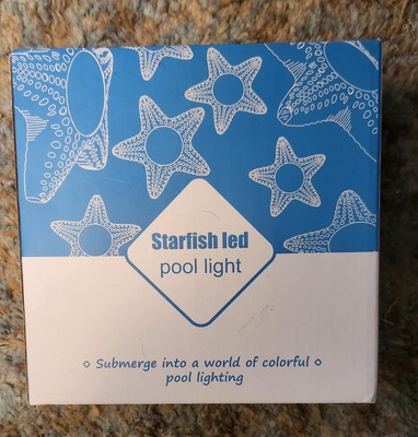 LED Pool Light Color Change Starfish, IP68 Waterproof With App Control, 10W RGB
