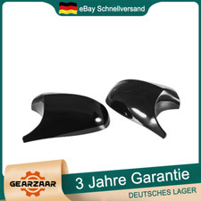 2x Spiegelkappen Gehäuse Glanz Schwarz Für BMW E90 E91 E92 E93 LCI 1