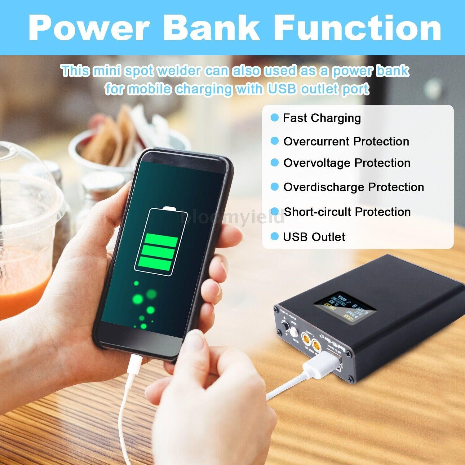 80Gears Portable Mini Spot Welder Machine 18650 Battery Welding Power Supply DIY eBay