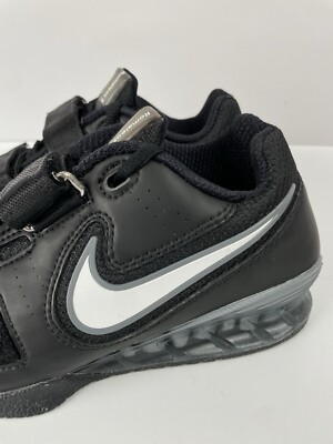 Nike Romaleos 2 Mens Size 4.5 Powerlifting Shoes Black White Grey