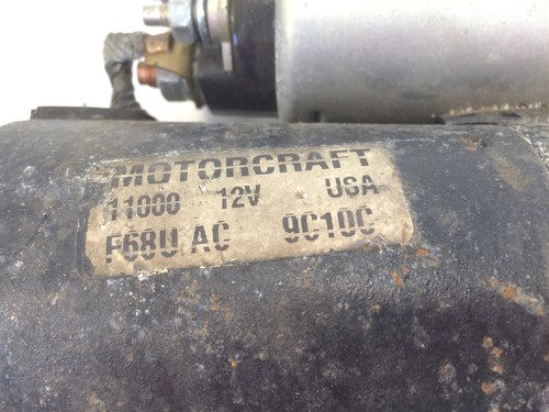 Ford MotorCraft F68U-11000-AC Starter Motor - Picture 2 of 6