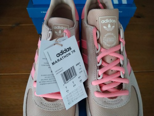 Adidas Marathon TR Cordura Wonder Taupe beige rosa taglia 9 UK NUOVE CON ETICHETTE HP6611 - Foto 10 di 13