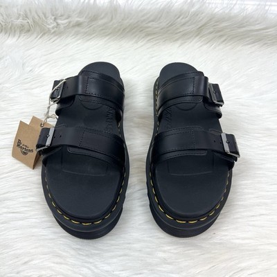 靴 Dr.Martens MYLES BUCKLE SLIDE SANDAL DR. MARTENS Myles Womens Slide Sandals - BLACK | Tillys