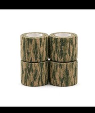 4 Pk Camouflage Tape Wrap Protective Camo 2" 14.76ft Style Multiland