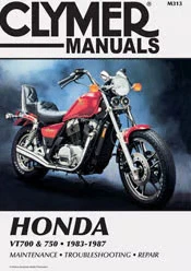 Manual de taller de reparación Clymer Honda VT700C Shadow 84,85,86,87 VT750C CM313 Foto 3 de 4
