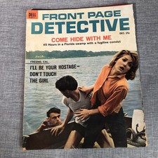 Front Page Detective Magazine Dec 1962 Vol 26 #8 True Crime Murder Mystery Pulp