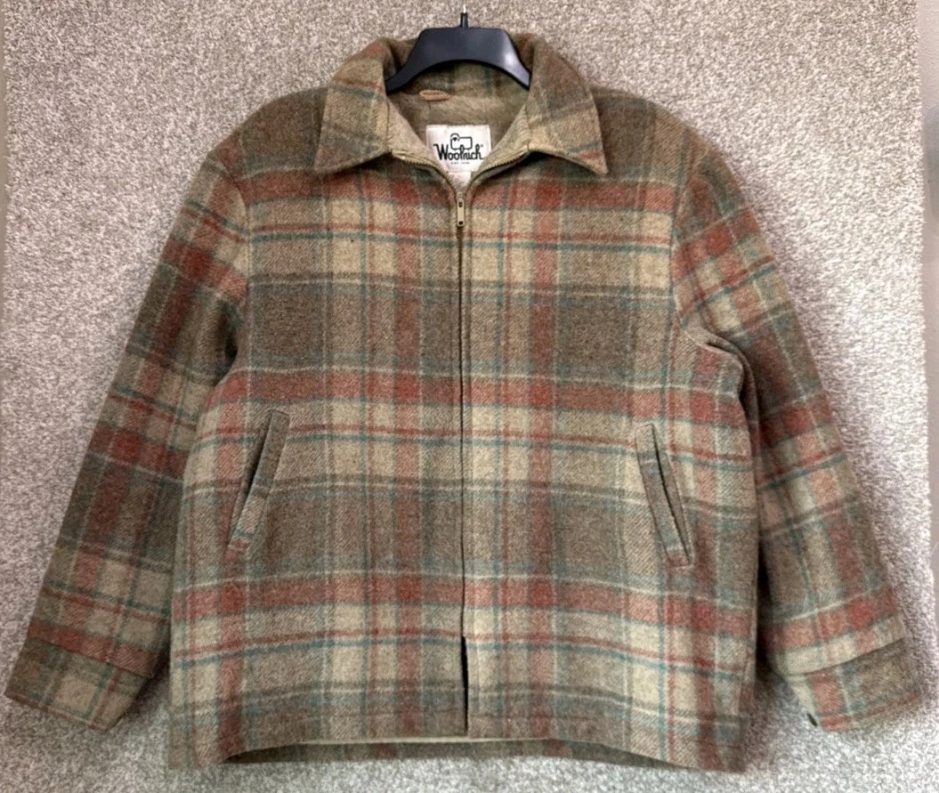vintage woolrich coat products for sale | eBay