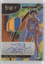 2021 Panini Select Rookie Jersey Tie-Dye Prizm 2/25 Tre Mann #RJ-TMN Auto 18yk