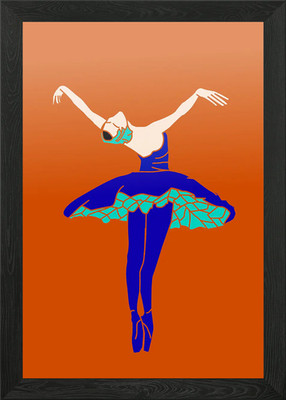 ballet dancer Framed Wall Art Poster Canvas Print Picture