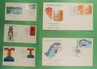 DR WHO 1979 FRENCH POLYNESIA 5 FDC COMBO R52290