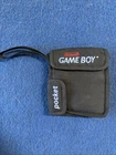 VTG Official Nintendo Game Boy GB Pocket Carrying Travel Case Black Pouch Bag