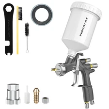 InoKraft D1 LVLP Air Spray Gun Kit 1.3mm Nozzle | Paint Gun for Cars & DIY