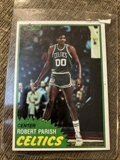 1981-82 Topps Basketball Card Robert Parish Boston Celtics #6