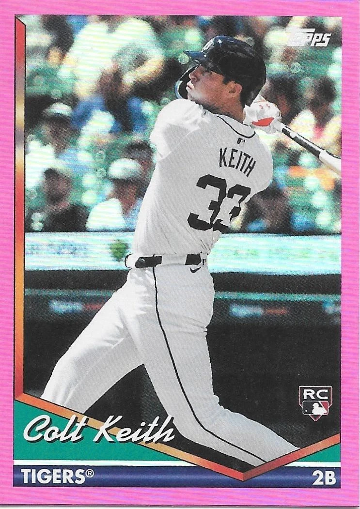2024 Topps Archives COLT KEITH RC Pink Foilboard -DETROIT TIGERS- #272