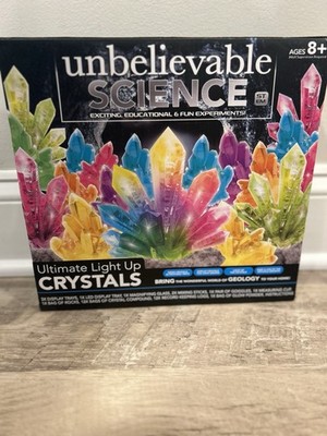 Unbelievable Science Ultimate Light Up Crystals STEM Kit Grow Your Own!
