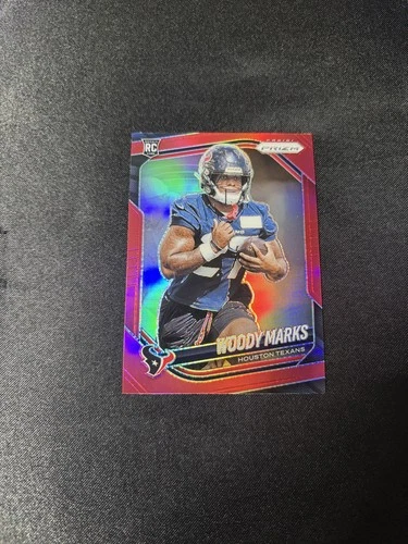 2025 Panini Prizm - Rookies Woody Marks #395 Retail Red Prizm (RC) SSP Case Hit