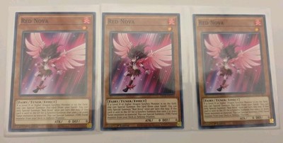 Red Nova 3x DLCS-EN113 - Dragons of Legend 1st Edition LP-NM - Yugioh