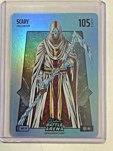 2026 Bo Jackson Battle Arena Scary Blue Battlefoil Ice BBF-113 Terry McLaurin