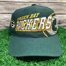 Vintage Green Bay Packers Snapback Hat Cap Adjustable Grid Sports Specialties