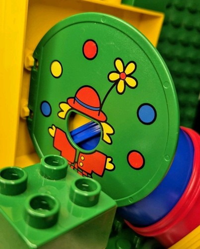 Vintage Lego Duplo - Tunnel Fun 222 Clown Slide Set - Figure + Building Bricks - Bild 6 von 18
