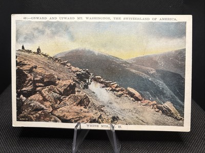 POSTCARD: Onward And Upward Mount Washington White Mountains, New Hampshire U14