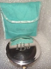 Tiffany and Co Vintage Sterling Silver Makeup Compact or Pill Box W Mirror