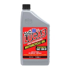 Lucas Oil 10W-30 Synthetic Motorcycle Oil 1 Litre