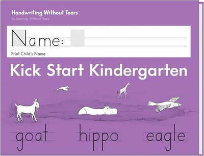, Kick Start Kindergarten, Age 4+, Pre-K and TK, Student Workbook, Handwritin...