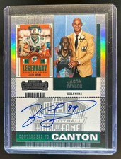 2024 Contenders Jason Taylor Contenders To Canton Auto Autograph #/25