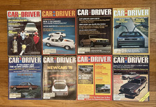 Car and Driver 1977 Lot of 8 Magazines