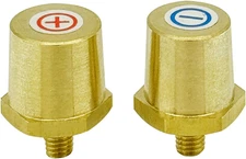 M6 Thread Male Brass Battery Charging Post Terminals M6 Battery Post Adapter ...