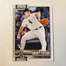 2026 Topps Grant Taylor #49 RC Rookie White Sox 
