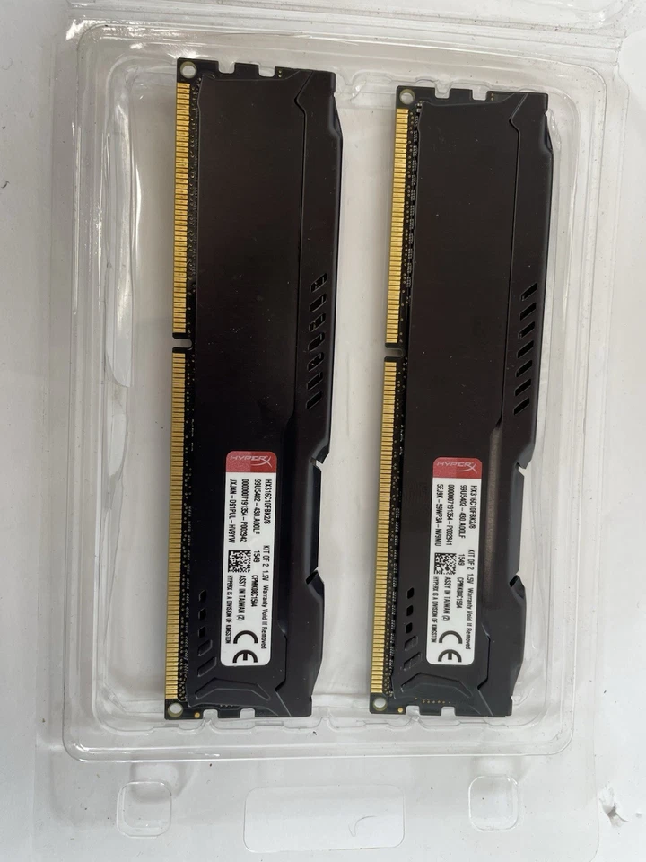 HyperX Fury RAM (2 kit) - DDR3 - 8GB - 1600MHz - 10-10-10 (HX316C10FBK2/8) - Image 3 of 3