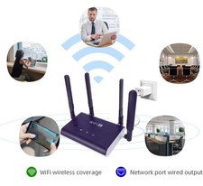 AMONIDA Router WiFi Portatile USB 4G LTE, Hotspot Tascabile Con Crittografia WPA2, Supporta 10 Dispositivi