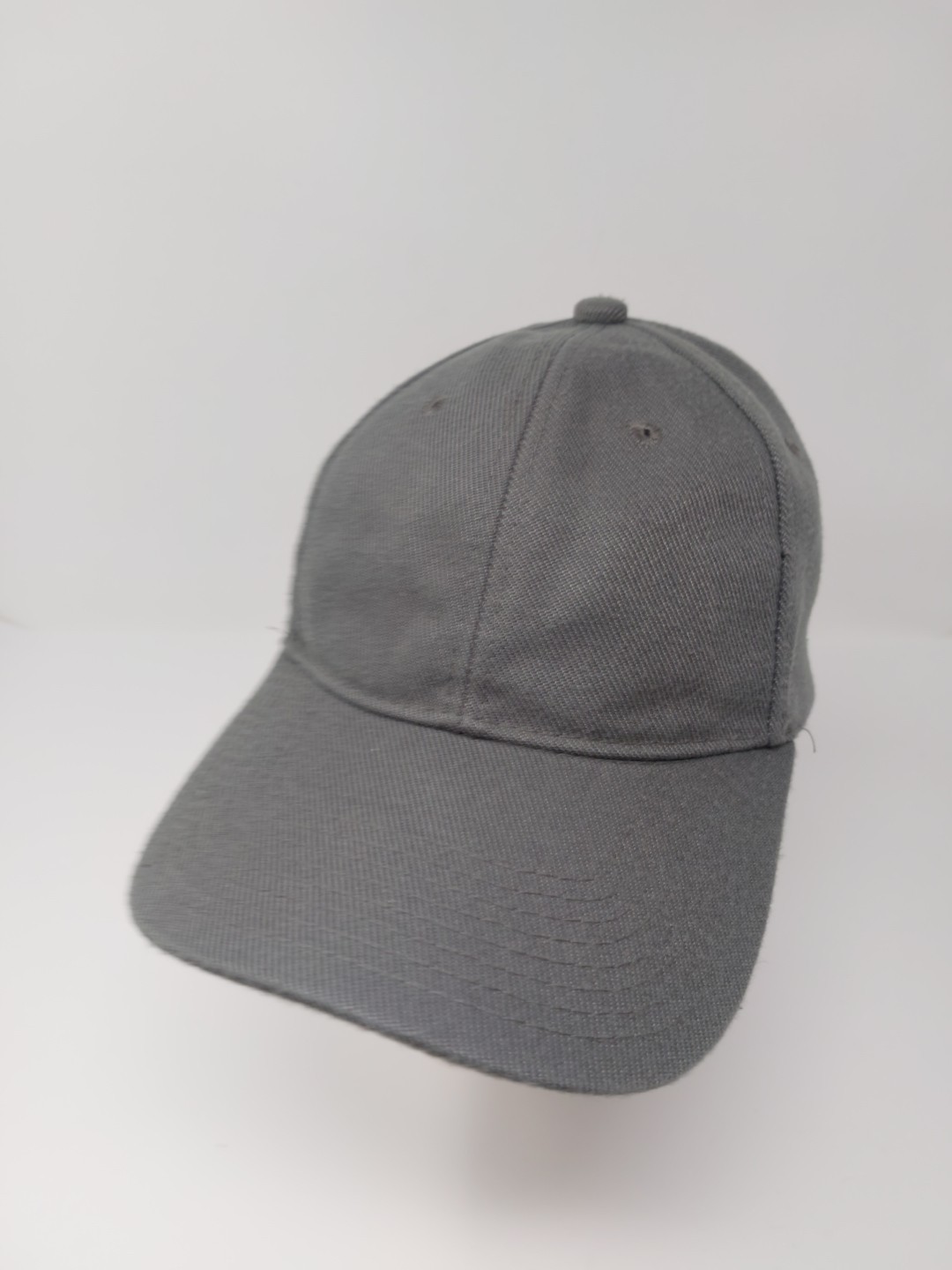 Gray Blank Strap Back Hat Adjustable Cap - image 1