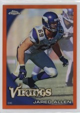 2010 Topps Chrome Rack Pack Orange Refractor Jared Allen #C202 1m1f