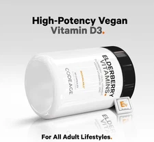 Elderberry Vitamins - Organic Fermented Elderberry Blend, Vitamin C from Asco...