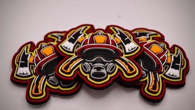 Firefighter 3D Rubber Patch