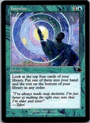 Impulse (Retro Frame) C Dominaria Remastered 287 NM