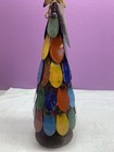 Colorful Metal Art Sculpture Christmas Tree Crafted Recycled Metal Star Topper — photo 4