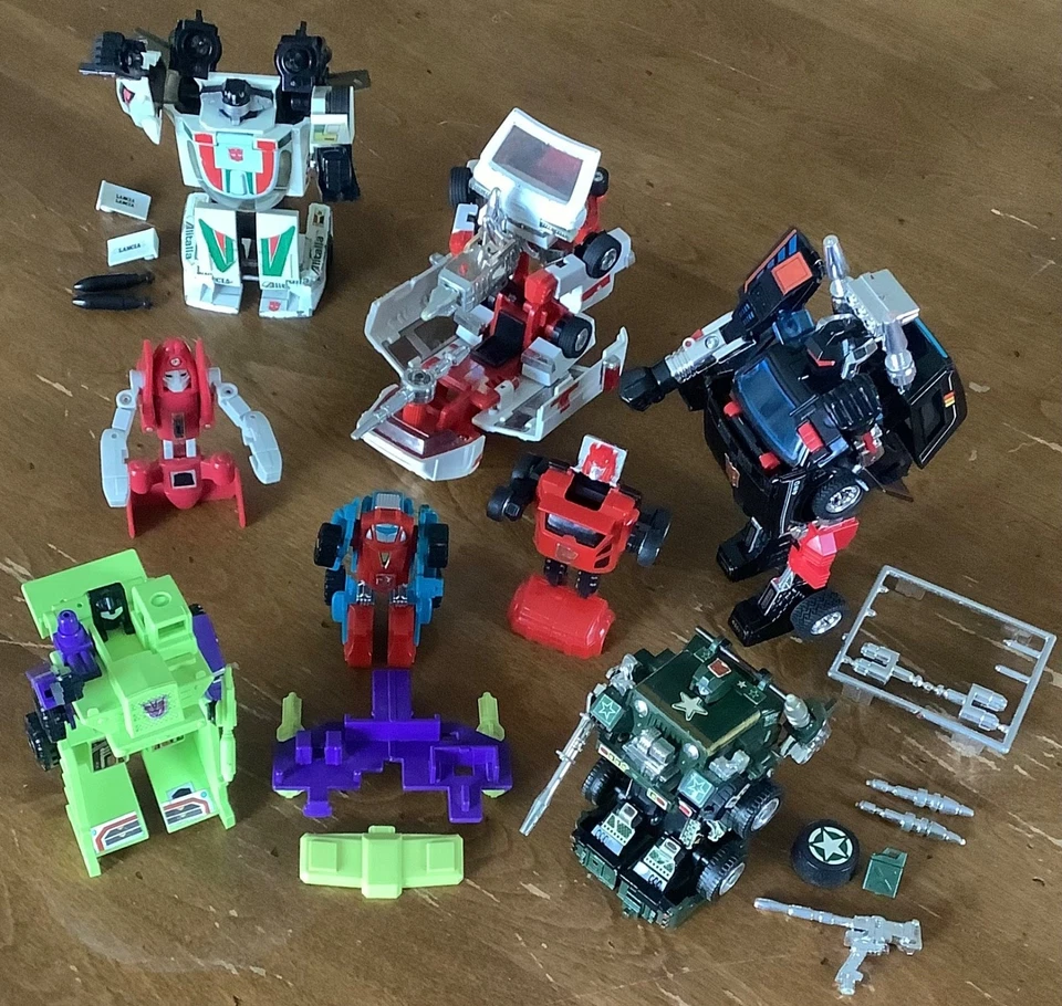 complete G1 TRANSFORMERS lot UNBROKEN circle stamp HOUND Wheeljack TRAILBREAKER - Image 2 of 4