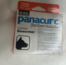 Panacur C Canine Dewormer fenbendazole , 4 Gram, Exp 6-27