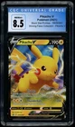 Pokémon Pikachu V 2021 BSP #SWSH061 SHF Pikachu V Coll. CGC 8.5