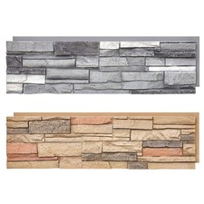 WallWell Faux Stone Panel PU Siding 42x12 DIY...
