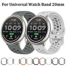 For Amazfit Active 2 Bip 3 Pro Lite GTS 2 2e 3 4 Mini Silicone Watch Band Strap