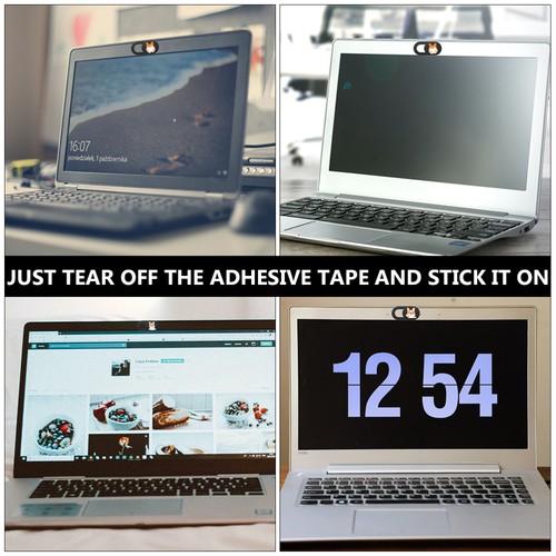 3 PCS Flat-panel Camera Protective Cover Computer Slide Dog Privacy Covers - Afbeelding 6 van 12